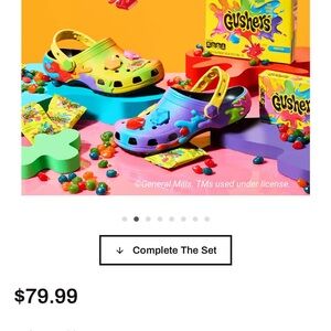 CROCS Multicolor Clogs with Fun Charms